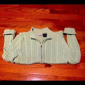 Arizona zip up Rib long sleeve shirt